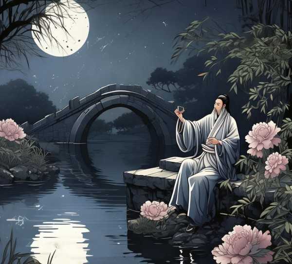 月下诗魂，李白的千古古诗与酒韵人生
