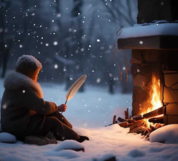 冬日诗韵，笔端飘舞的雪花篇章
