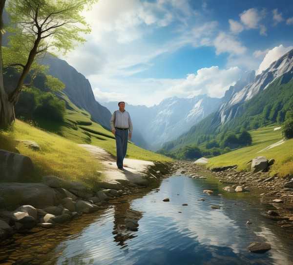 诗意漫步，山水间的人生画卷